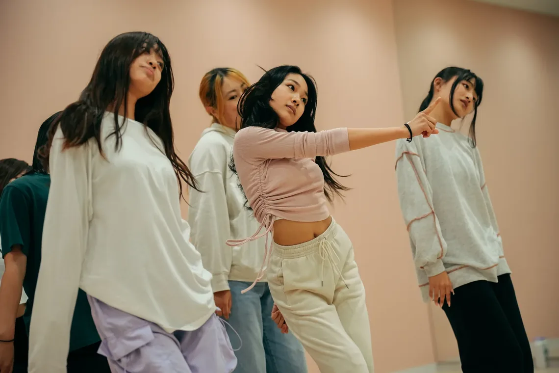 K-POPコースの生徒たち