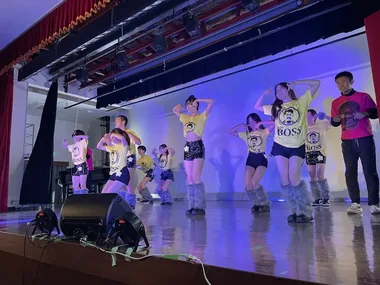 文化祭のステージ